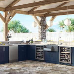 Daytona – Sapphire Blue Outdoor Kitchen Cabinet