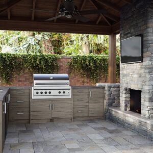 Miami – Weatherwood Outdoor Kitchen Cabinet