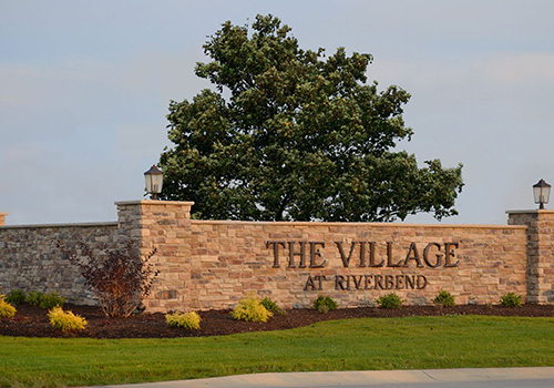 Village Sign with Buck Country Flats Weatherledge