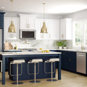 Nassau Blue Kitchen Cabinet
